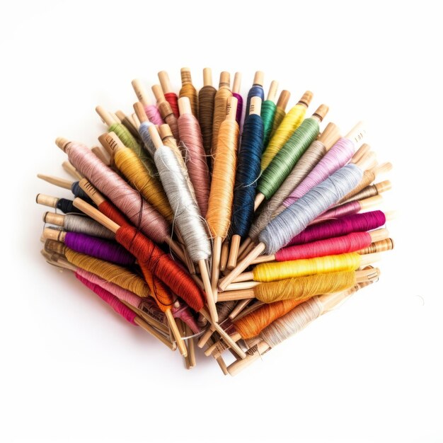 Paletă de fire colorate